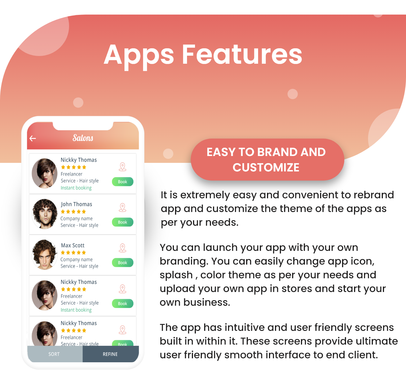 Booking System, UClap,On Demand Home Service App , Urban Clap Clone ,Beauty Salons, Spa , Barber app