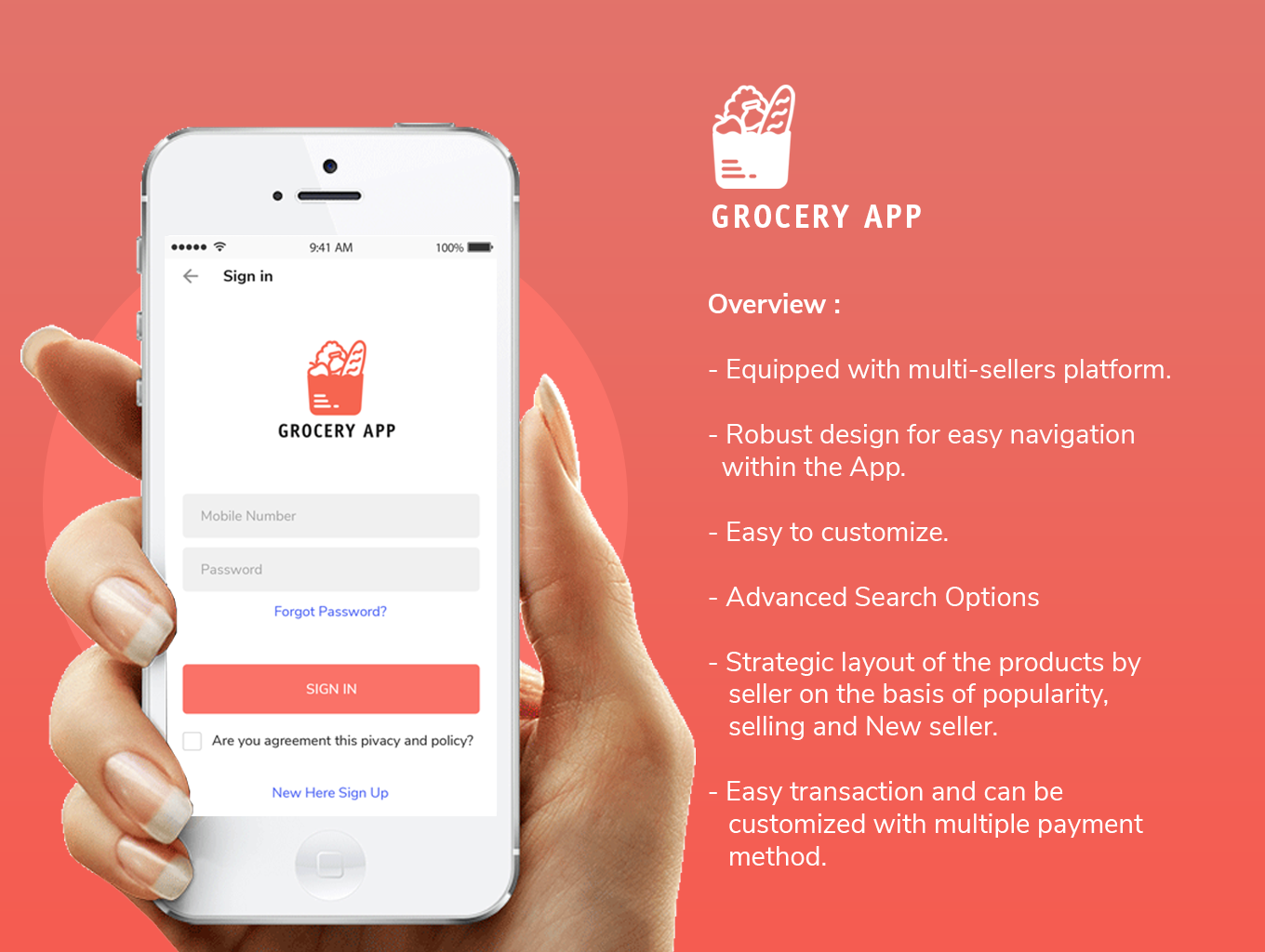 Pharmacy | Grocery | Food | Store Delivery | Marketplace | Multi Vendor | Driver| e-Commerce App
