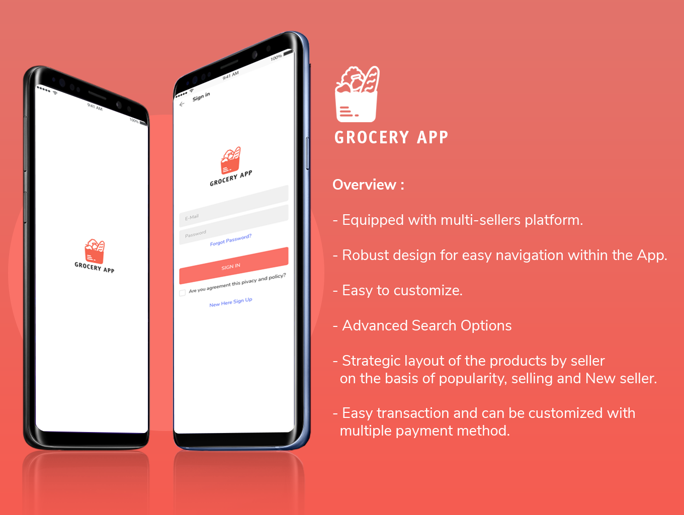 Pharmacy | Grocery | Food | Store Delivery | Marketplace | Multi Vendor | Driver| e-Commerce App