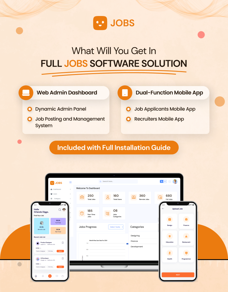 get mobile app and admin