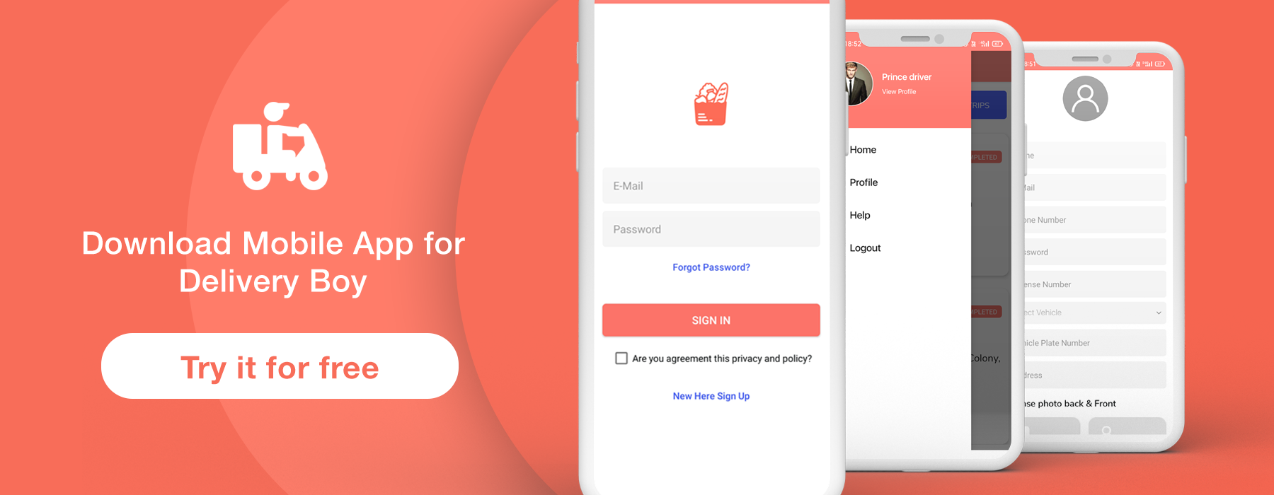 Pharmacy | Grocery | Food | Store Delivery | Marketplace | Multi Vendor | Driver| e-Commerce App