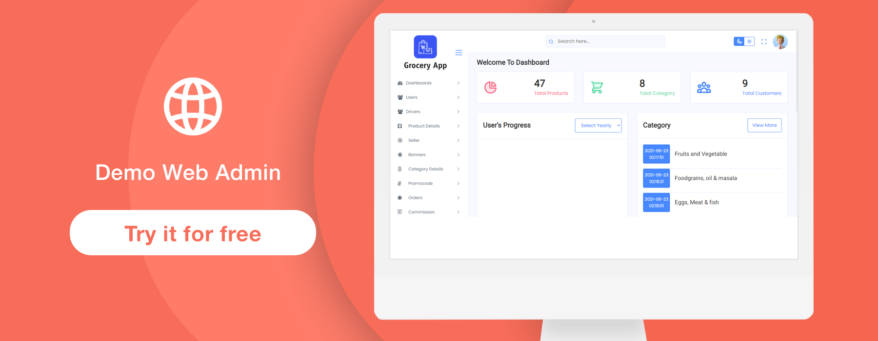 Pharmacy | Grocery | Food | Store Delivery | Marketplace | Multi Vendor | Driver| e-Commerce App