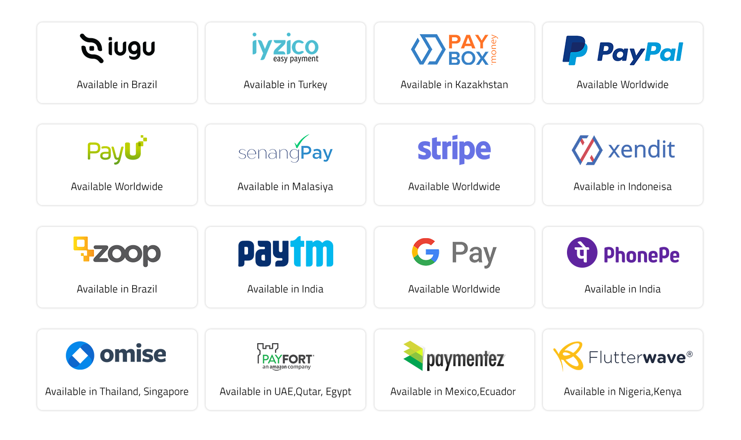 car rental mobile app payment methods