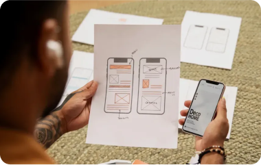 AppTech Mobile Solutions Flutter development team working on cross-platform mobile apps