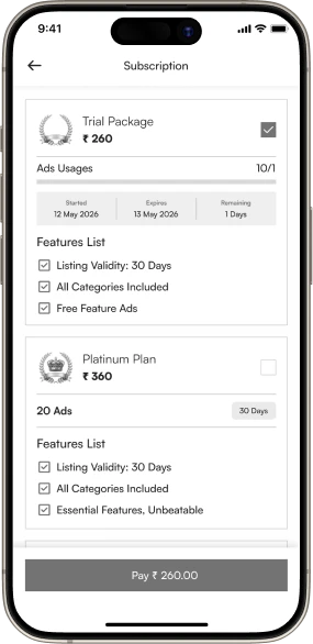 On demand C2C classified application solution with secure modern framework