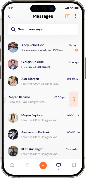 SaaS recruitment software dashboard