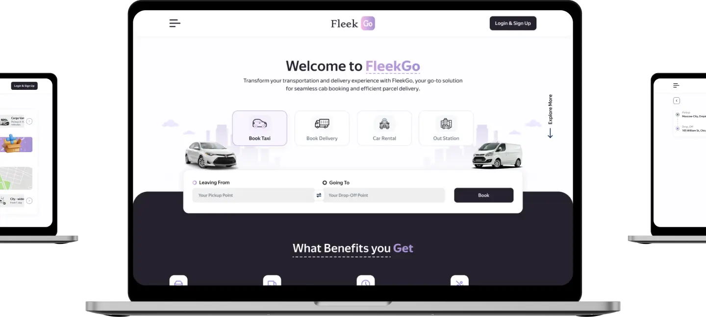 taxi and logistics delivery app development for startups and businesses