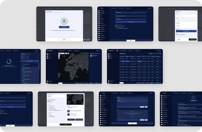 GoFleet delivery management system synchronizing mobile app and web dashboard for real-time courier tracking