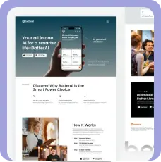 Professional landing page architecture for enterprise software solutions in USA and UK