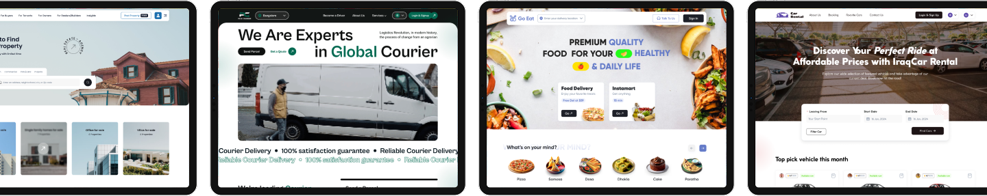 Expert team designing responsive mobile experiences for startups and enterprises
