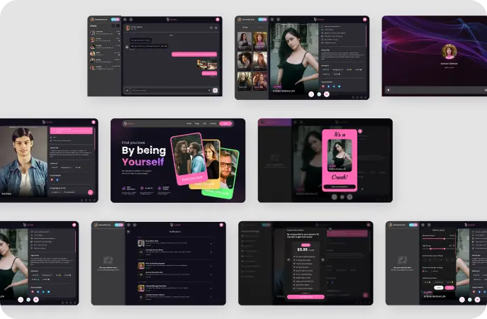 real-time-chat-and-matchmaking-dating-app-interface