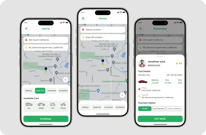 Multi-vertical app ecosystem for delivery logistics, car rental fleets, and on-demand booking