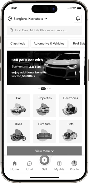 Interactive buyer web dashboard for searching and filtering local classified listings