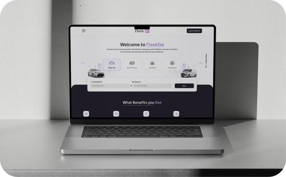 On-demand taxi booking and parcel delivery marketplace platform